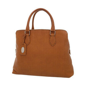 Fendi Selleria Tote Leather Shoulder Bag